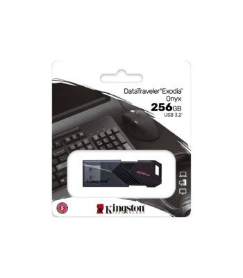 "Kingston" 256 GB USB 3.2 Gen 1 kaupiklis "DataTraveler Exodia Onyx