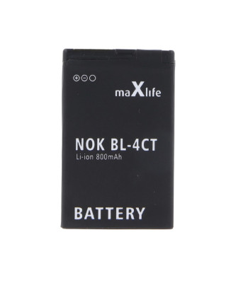 "Maxlife" akumuliatorius, skirtas "Nokia 5310" / "6600 fold" / "6700" / "7210" / "2720" / "X3" BL-4CT 800 mAh