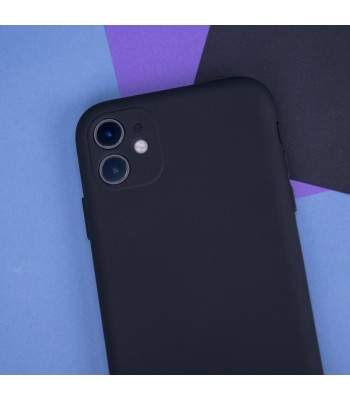 Silikoninis dėklas iPhone 13 6,1, juodas