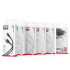 XO kabelis NB212 USB - microUSB 1,0 m 2,1A baltas