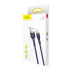 "Baseus" kabelis Cafule USB - Lightning 1,0 m 2,4A aukso-mėlynos spalvos