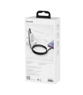 "Baseus" kabelis Tungsten PD USB-C - USB-C 1,0 m juodas 100W