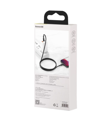 "Baseus" didelio tankio PD kabelis USB-C - Lightning 2,0 m juodas 20W
