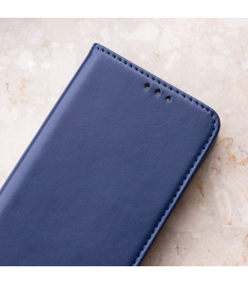 Išmanusis magnetinis dėklas "Samsung Galaxy A12 / M12" tamsiai mėlynas
