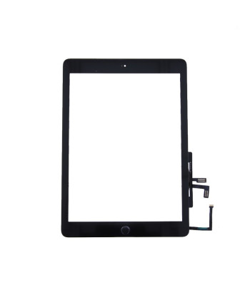 Jutiklinis skydelis "iPad 5 9.7 2017" 9.7 2017, visas priekinis komplektas, juodas