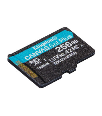 "Kingston" atminties kortelė 256GB microSDXC Canvas Go! Plus cl. 10 UHS-I 170 MB/s + adapteris
