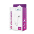 Setty įkroviklis 1x USB 3A baltos spalvos