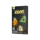 Neoninė LED lemputė BANANA balta geltona Šikšnosparnis + USB FLNE10 Forever Light