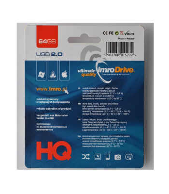 "Imro pendrive" 64GB USB 2.0 juodas