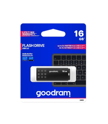"Goodram pendrive" 16GB USB 3.0 UME3, juoda