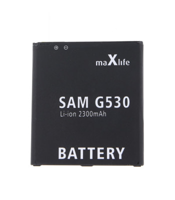 "Maxlife" baterija, skirta "Samsung Galaxy Grand Prime G530" / J3 2016 / J5 J500 / EB-BG530BBE 2300mAh