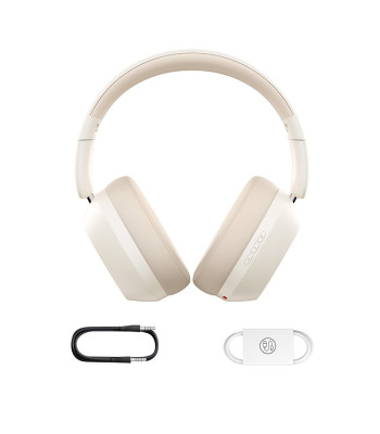 "Baseus Bass 35 Max" belaidės ausinės "Stellar White
