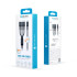 "Forever 3in1" kabelis USB-C - "Lightning" + 2x USB-C 1,2 m 60 W, juodas