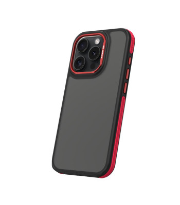 Crystal Black dėklas skirtas Xiaomi Redmi Note 14 5G (Global) red