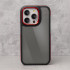 Crystal Black dėklas skirtas Xiaomi Redmi Note 14 5G (Global) red