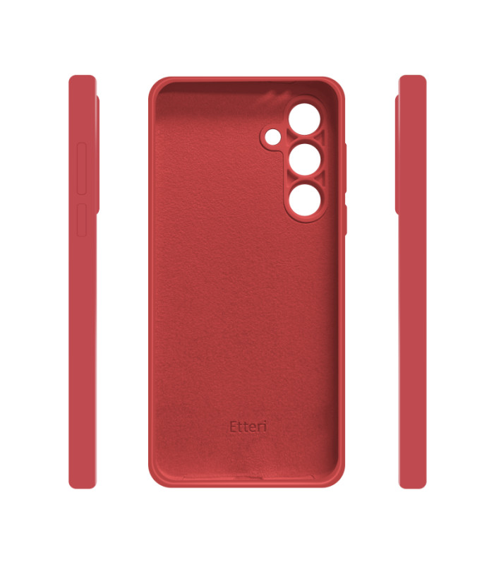 Etteri Silikoninis dėklas Samsung Galaxy A36 5G avietinis