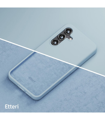 "Etteri" silikoninis dėklas "Samsung Galaxy S25", šviesiai mėlynas