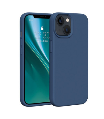 "Etteri" silikoninis dėklas iPhone 13 6,1 tamsiai mėlynas