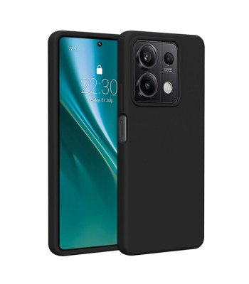 "Etteri" silikoninis dėklas "Xiaomi Redmi Note 13 5G", juodos spalvos