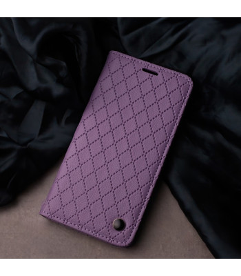 Išmanusis "Caro" dėklas, skirtas "Xiaomi Redmi Note 14 5G (Global)", violetinės spalvos