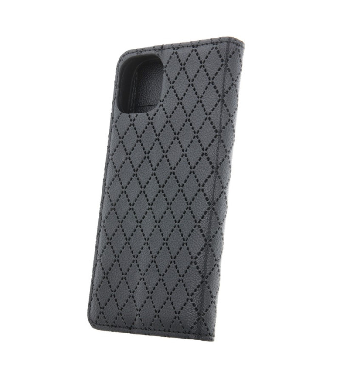 Išmanusis "Caro" dėklas, skirtas "Xiaomi Redmi Note 14 5G (Global)", juodos spalvos