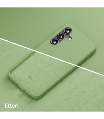 "Etteri" silikoninis dėklas "Samsung Galaxy S25 Plus", šviesiai žalias