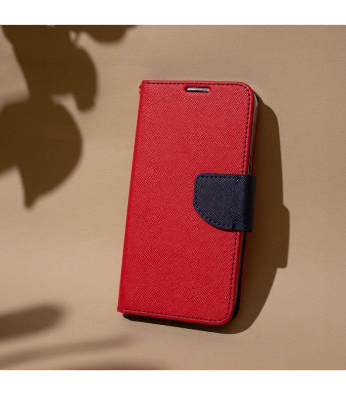 "Smart Fancy" dėklas "Samsung Galaxy A16 4G A16 5G", raudonai mėlynas