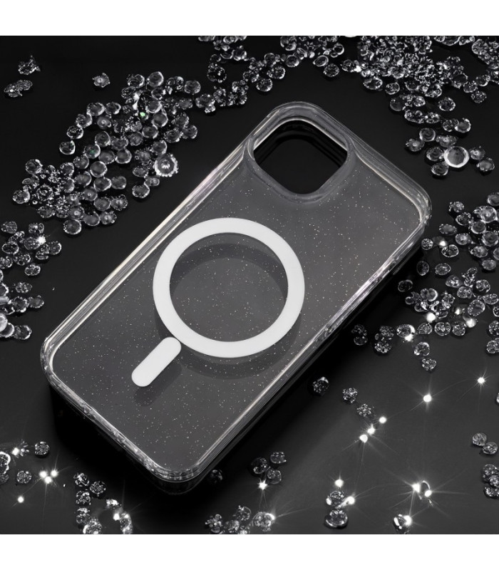 "Shine Mag" dėklas "iPhone 11" permatomas