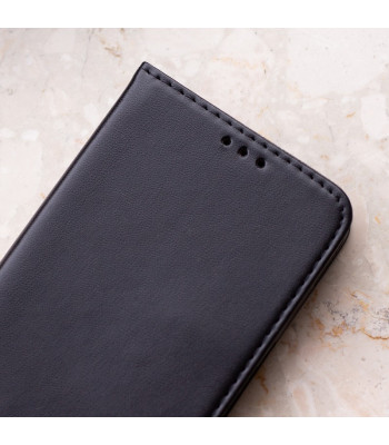 Išmanusis magnetinis dėklas, skirtas "Samsung Galaxy M15 5G", juodos spalvos