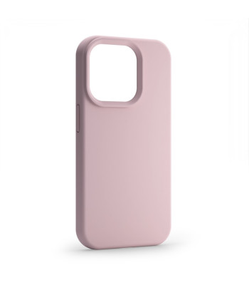 "Etteri" silikoninis dėklas "iPhone 15 Pro 6,1", šviesiai rožinės spalvos