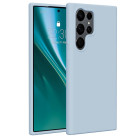 Etteri Silikoninis dėklas Samsung Galaxy S23 Ultra light blue