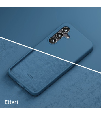 "Etteri" silikoninis dėklas "Samsung Galaxy S24 Plus", tamsiai mėlynas
