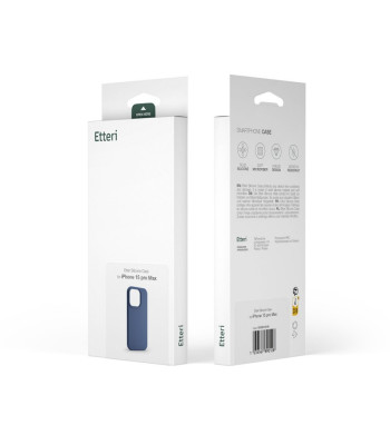 Etteri Silikoninis dėklas Xiaomi Redmi Note 13 5G tamsiai mėlynas