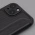 "Smart Carbon" dėklas "Samsung Galaxy A15 4G", skirtas "Samsung Galaxy A15 5G", juodos spalvos