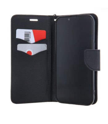 Išmanusis "Fancy" dėklas, skirtas Xiaomi Redmi 13C 4G 13C 5G Poco C65 black