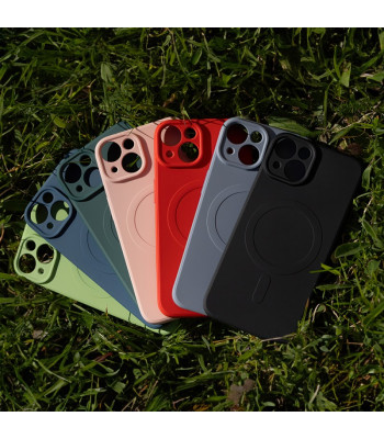 "Simple Color Mag" dėklas "iPhone 15 Pro Max" 6,7 rožinės spalvos