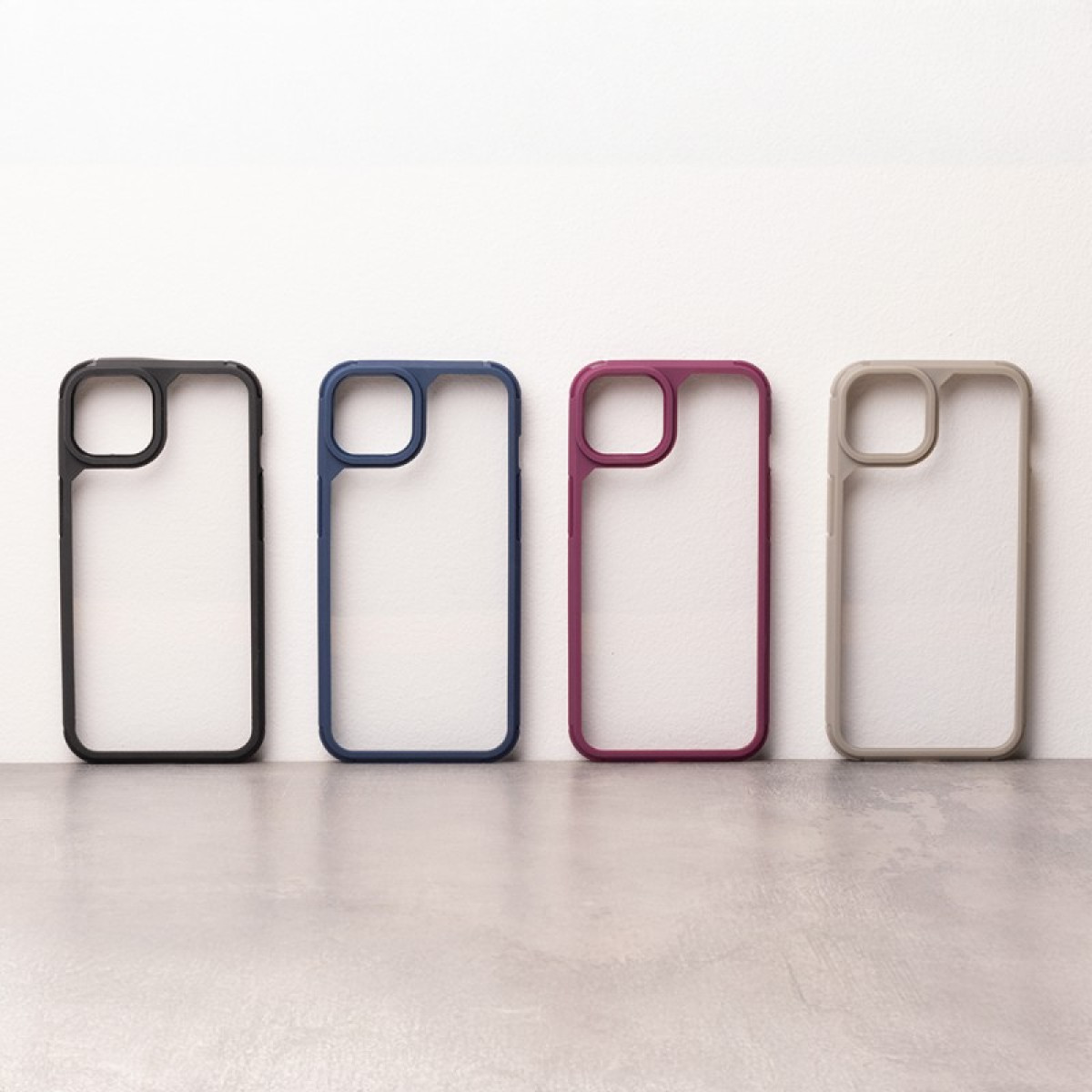 "Color Shock" dėklas iPhone 13 6,1 bordo spalvos