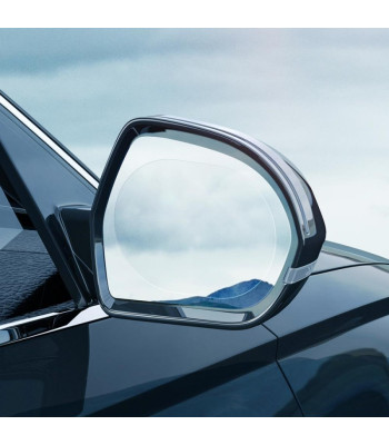 Baseus 0,15 mm lietaus nepraleidžianti plėvelė automobilio galinio vaizdo veidrodėliui (ovali 2 vnt. pakuotė 135*95 mm)
