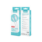 BWOO kabelis X172L USB - Lightning 1,0 m 3A baltas