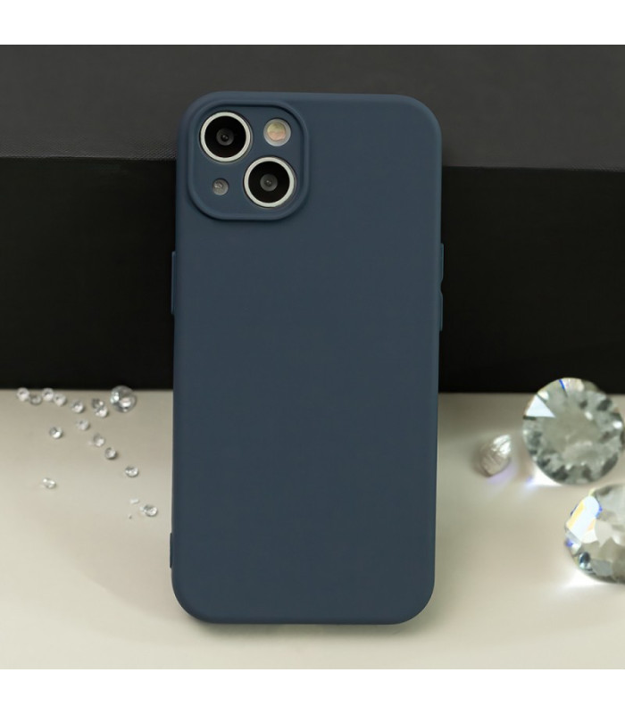 Silikoninis dėklas Samsung Galaxy A26 5G tamsiai mėlynas