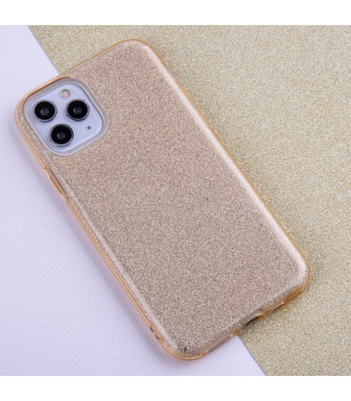 Blizgus 3in1 dėklas Samsung Galaxy A16 4G A16 5G auksinis