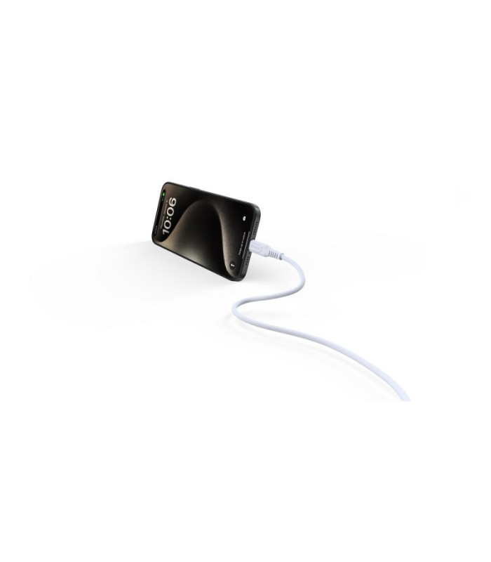 "Devia" kabelis GRS EC636 PD USB-C - USB-C 1,0 m 60W 3A baltas