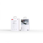 XO sieninis įkroviklis CE19 QC 18W 1x USB baltas + USB-C kabelis