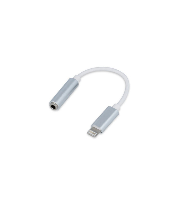 Setty adapteris "Lightning" - 3,5 mm garso lizdas baltas