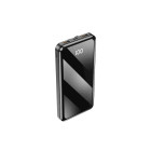 Forever įkraunama baterija TB-411 ALLin1 10000 mAh su laidais USB-C + Lightning + microUSB juoda
