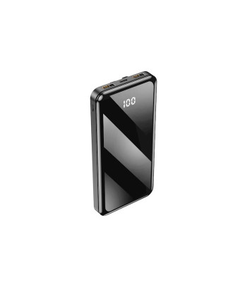 Forever įkraunama baterija TB-411 ALLin1 10000 mAh su laidais USB-C + Lightning + microUSB juoda