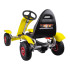 Geltonas sportinis pedalas GOKART vaikams iki 50 kg - Pripučiami ratai SP0209