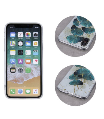 Auksinis "Gold Glam" dėklas, skirtas "Samsung Galaxy A26 5G leaves