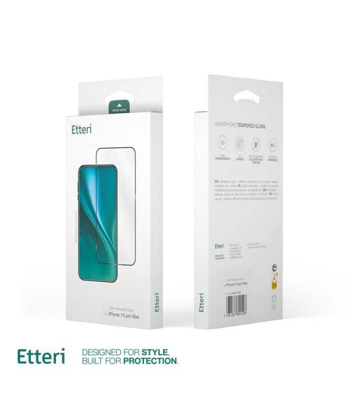 "Etteri" grūdintas stiklas 9D, skirtas "Samsung Galaxy A15 4G A15 5G