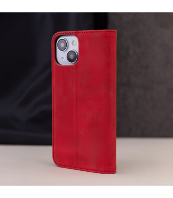 Išmanusis zomšinis dėklas skirtas Xiaomi Redmi 14C 4G 14C 5G Redmi A4 POCO C75 red